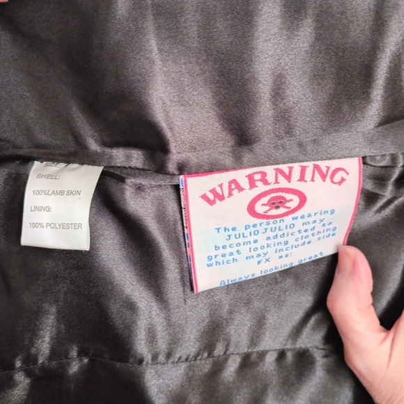 Julio Julio lambskin jacket - Picture 9 of 11